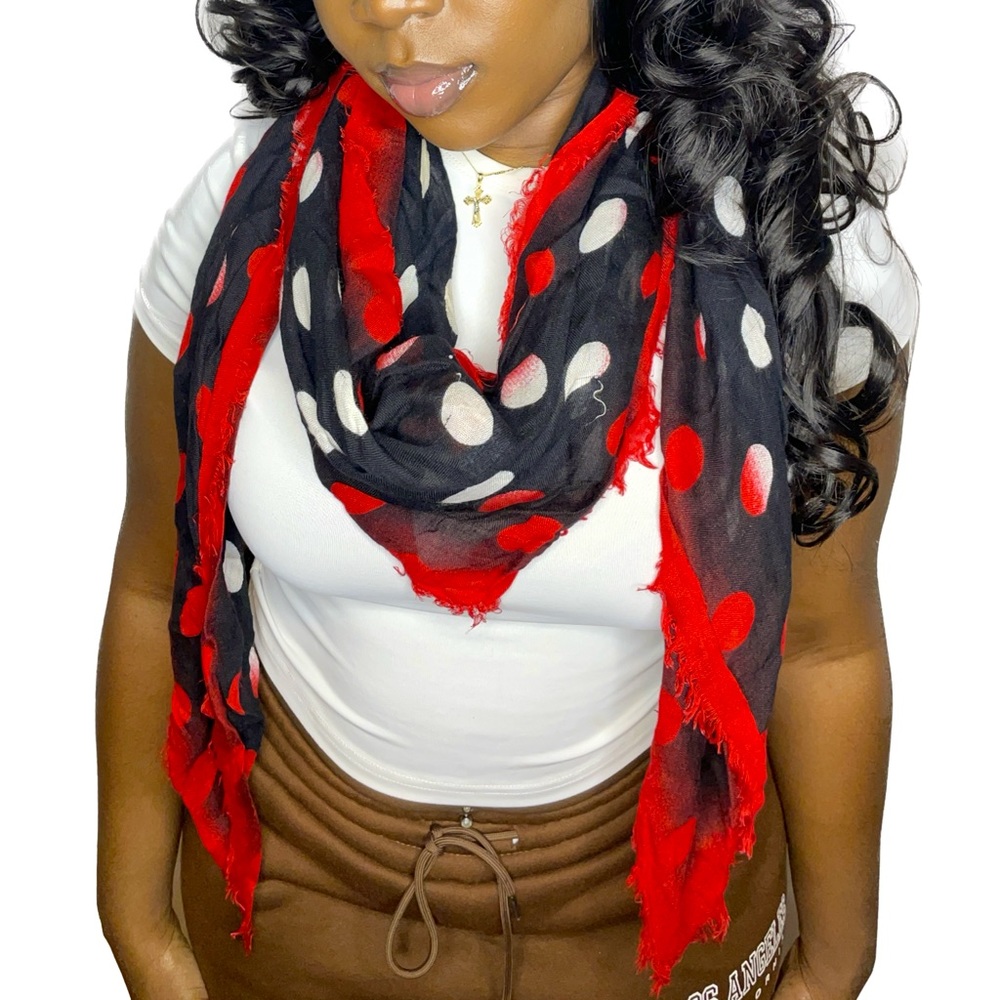 Polka Dot Scarf
